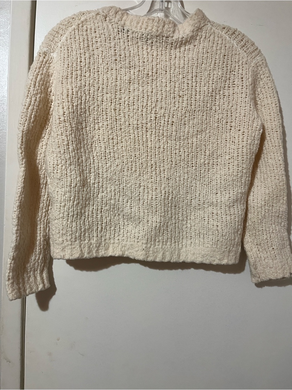 Vince | Cozy Cream Knit Women's Sweater - Picture 3 of 4
